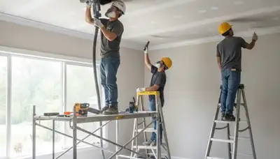 Ceiling water damage repair in Torrance, CA for stained, sagging home ceilings and hidden moisture inspection