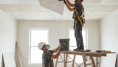 Ceiling water damage repair in Torrance, CA for stained, sagging home ceilings