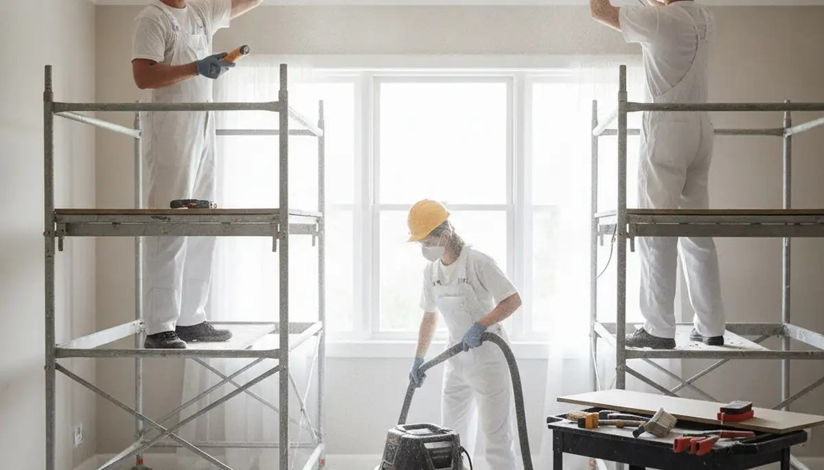 Ceiling water damage repair in Torrance, CA home with stains and sagging drywall