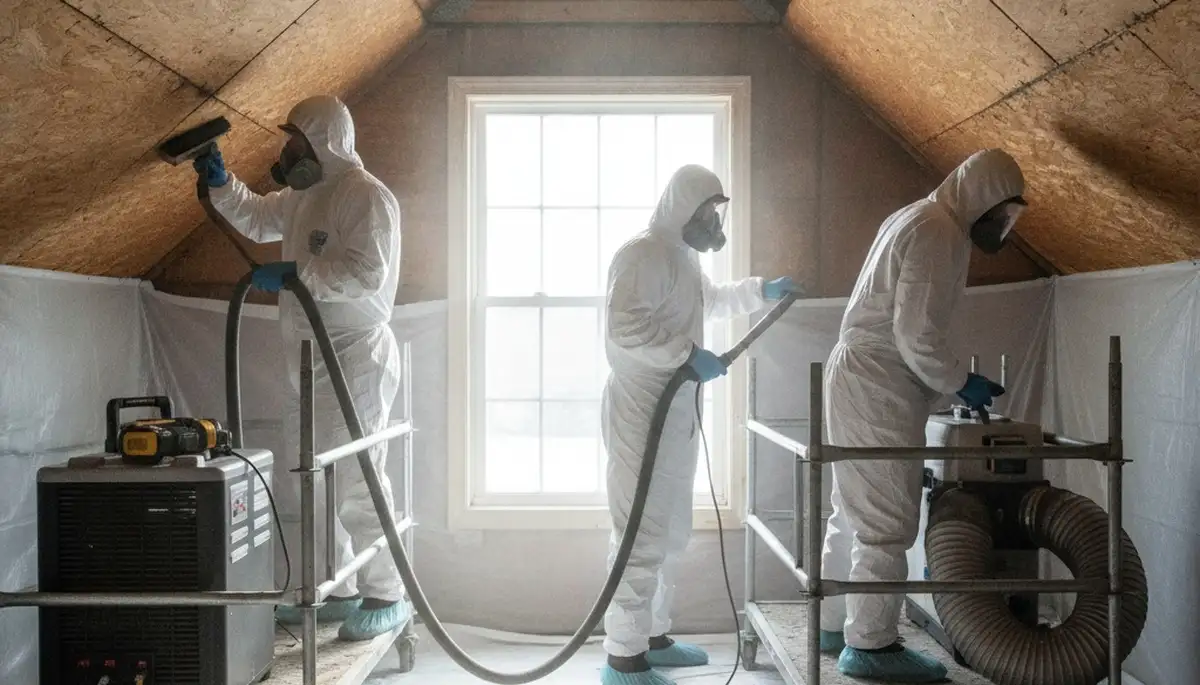 Mold removal team inspecting water damage in Torrance, CA home