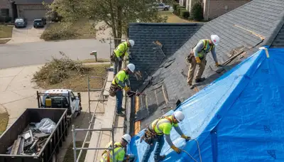 Storm damage restoration team helping Torrance, CA homes recover from wind-driven rain and flooding