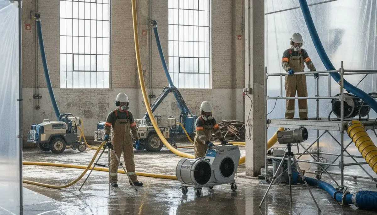 Structural drying service for Torrance, CA homes to remove moisture from walls, floors, and framing