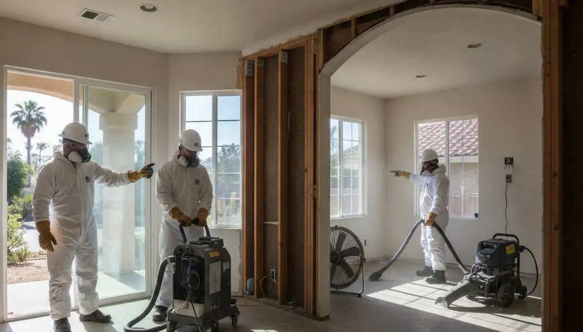 Water damage restoration team serving Torrance, CA on an area service page