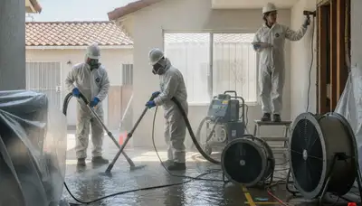 Water damage restoration team serving Torrance, CA with professional cleanup and repair services