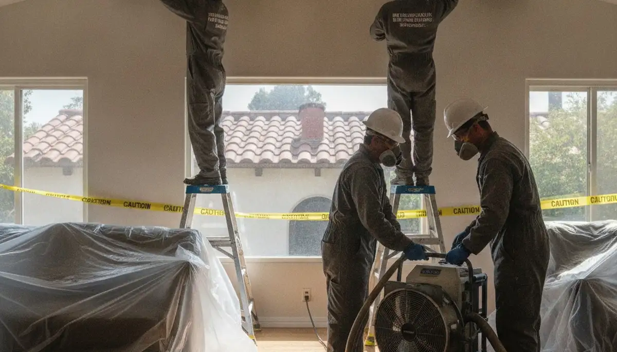 Water damage restoration team serving Torrance, CA for emergency cleanup and repairs