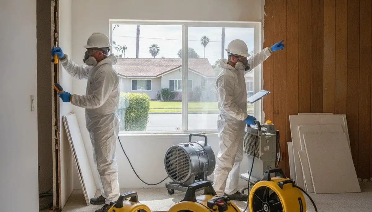 Water damage restoration team serving Torrance, CA with professional cleanup and repair services
