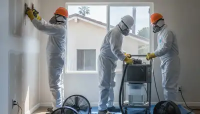 Water damage restoration team serving Torrance, CA with professional cleanup and repair services