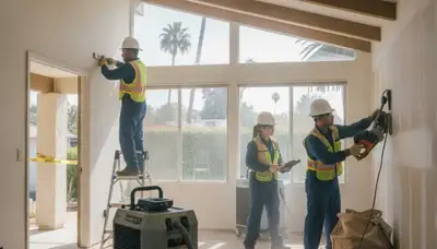 Water damage restoration team serving Torrance, CA with professional cleanup and repair services
