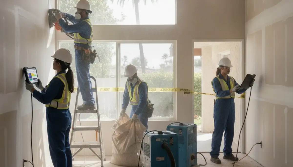 Water damage restoration team serving Torrance, CA for fast cleanup and repair