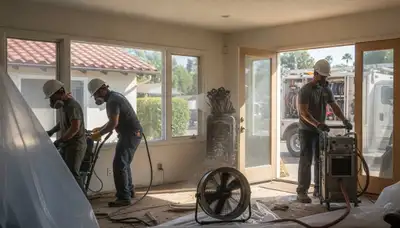 Water damage restoration team serving Torrance, CA for fast water extraction and cleanup