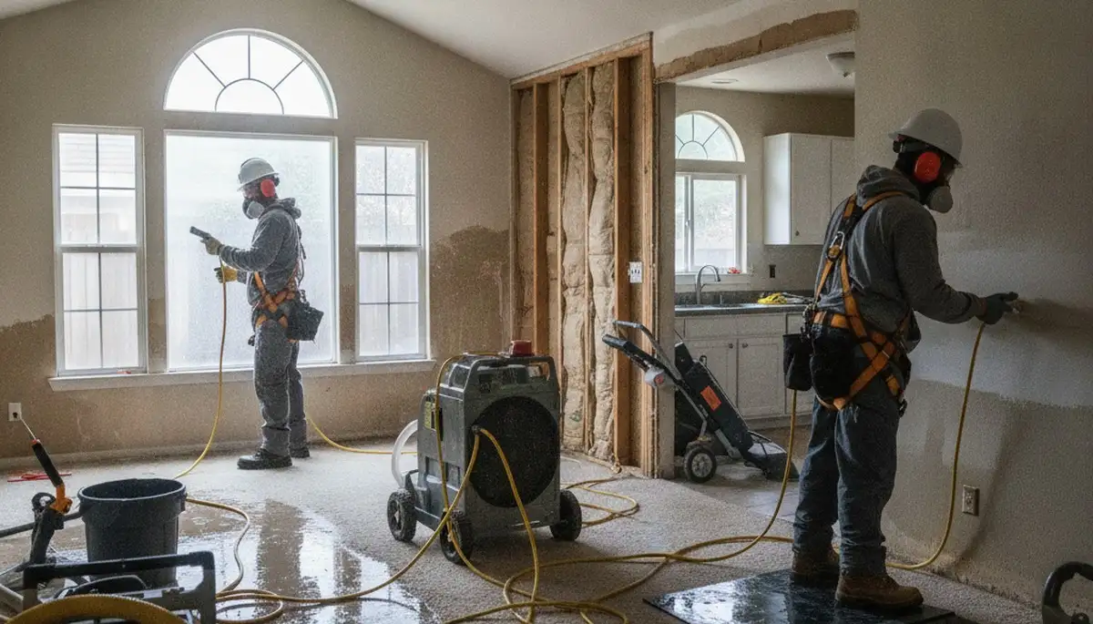 Water damage restoration team serving Torrance, CA with professional cleanup and drying services