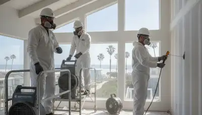 Water damage restoration team serving Torrance, CA with professional cleanup and repair services