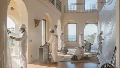 Water damage restoration team serving Torrance, CA for emergency cleanup and repair